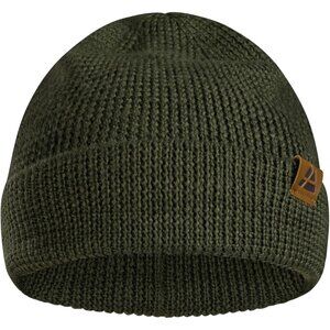 Men's Green Merino Wool Fitted Stretch Beanie Stretchy Fisherman Beanie Cap